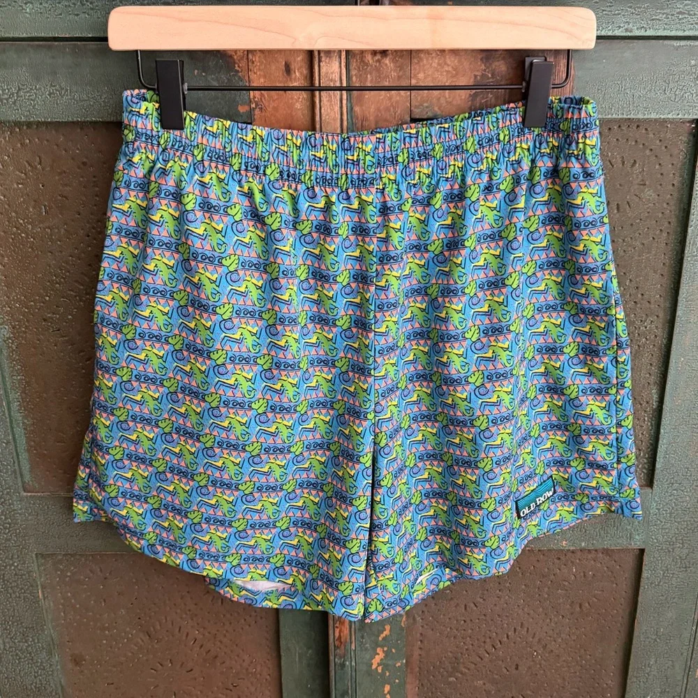 Old Row 90S Retro Swim Trunks